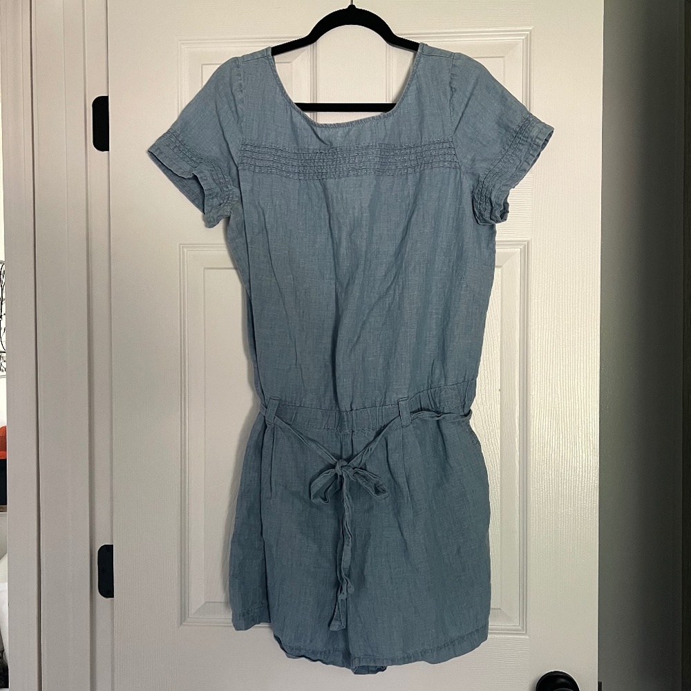 Denim Romper